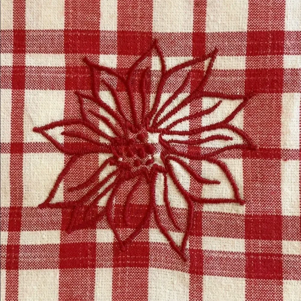 Red Gingham Placemats, Like New!!